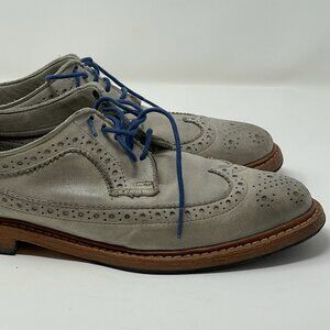 Allen Edmonds Banchory Gray Nubuck Oxford Shoes Men’s 8 / 8.5 (Run Small)